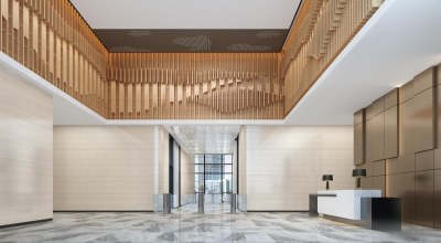 现代前台3D模型下载